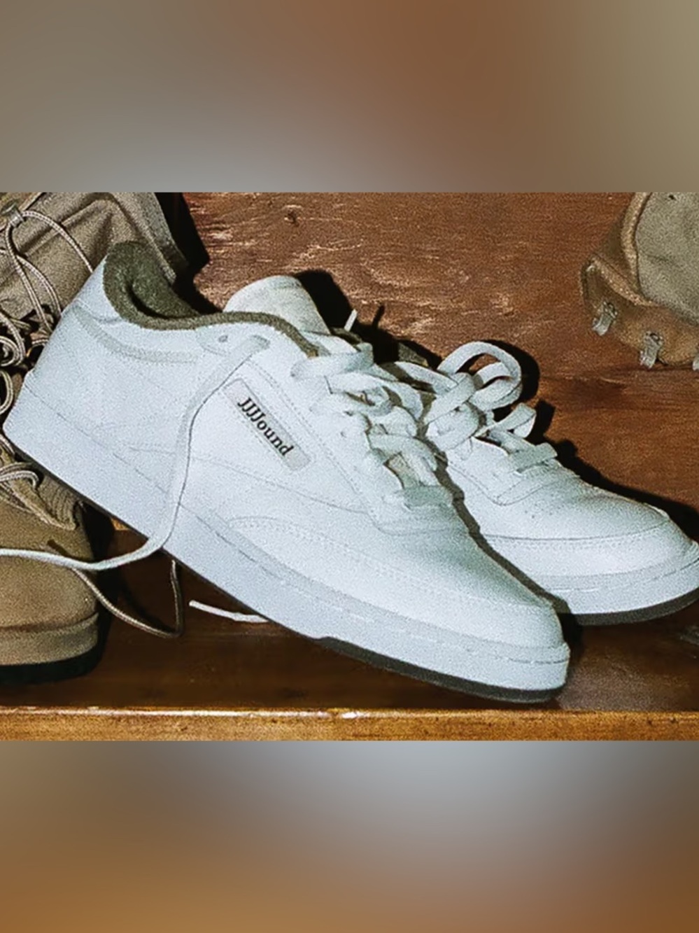 JJJJound x Reebok Club C White Olive GX9657 Women’s 7 / Men’s 5.5